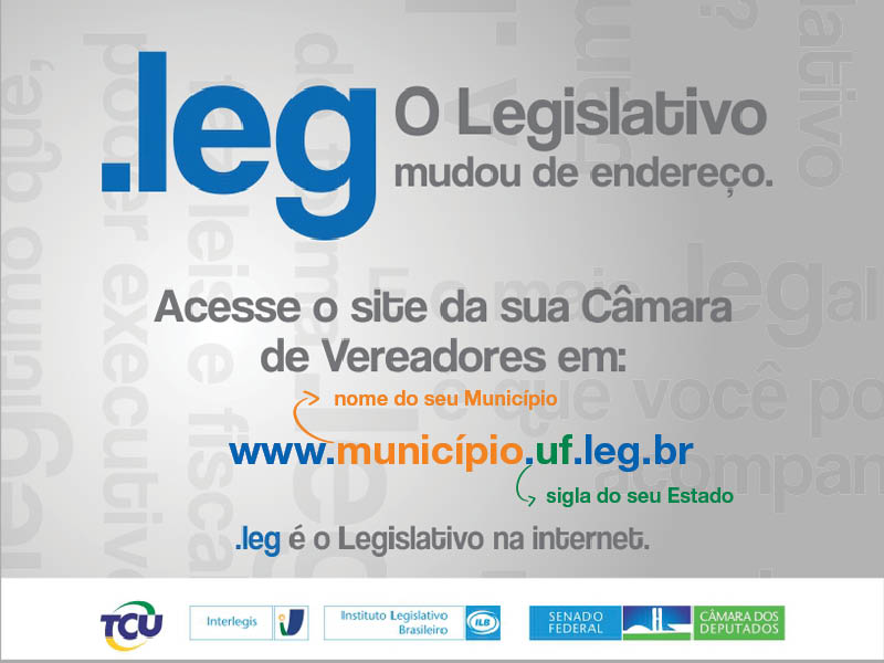 O Legislativo mudou de endereço